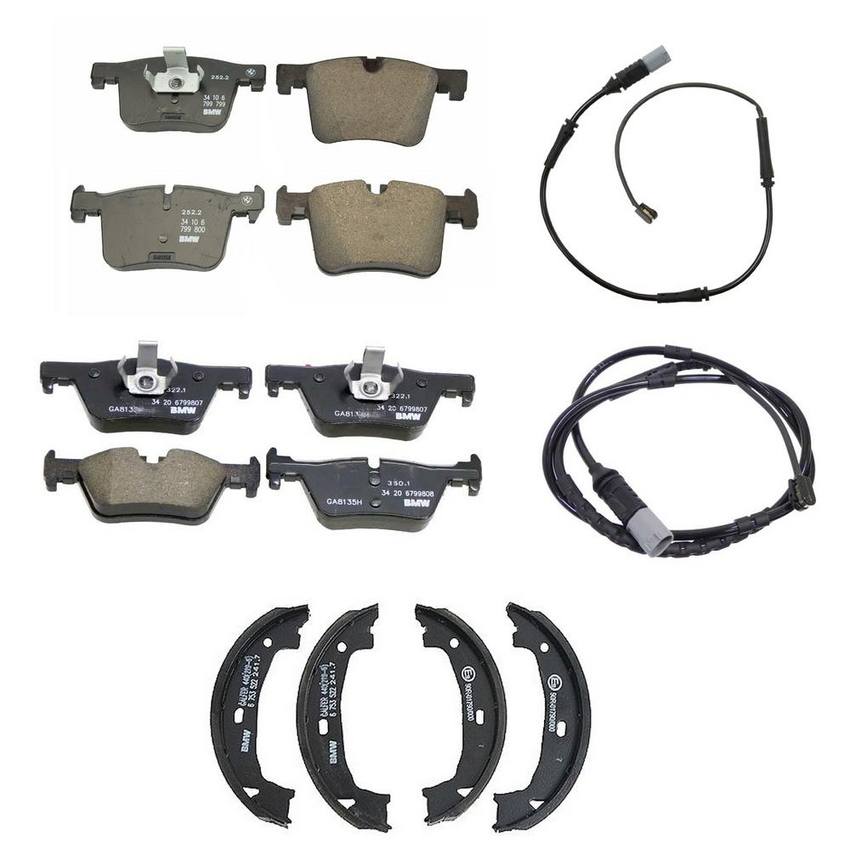 BMW Disc Brakes Kit - Pads Front and Rear